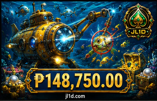 JL1 mobile fishing screen with layered depth, temporary effects, and visible resources