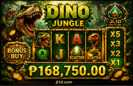JL1 paytable view with slot symbols and feature references